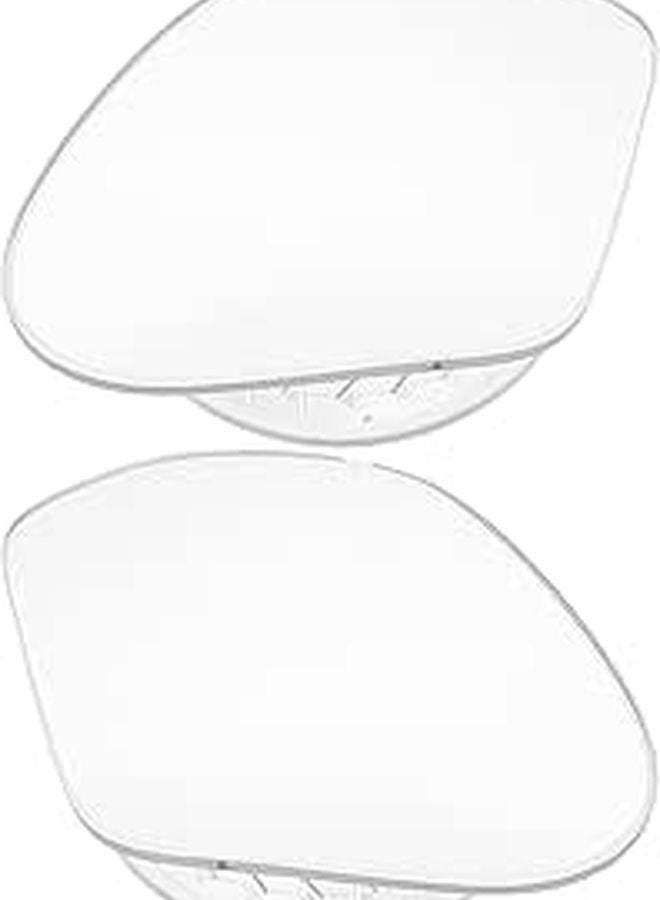 Frameless Convex Blind Spot Mirror 2 Pack with Suction Cup Mount for Car SUV Truck Van - Image 1