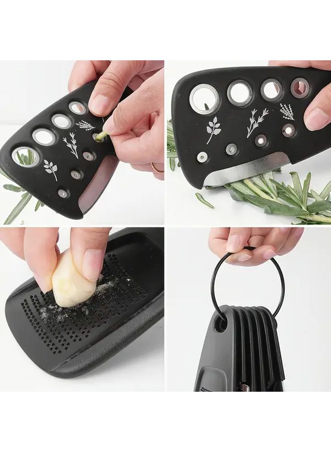 6 Piece Stainless Steel Kitchen Utensil Set With ABS Plastic Handle And Storage Bag - Image 3