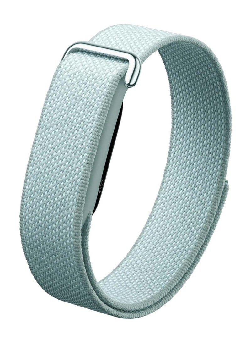 MARGOUN Woven Nylon Sport Loop Band for Fitbit Air – Breathable Elastic Replacement Strap with Secure Hook-and-Loop Fastener – Comfortable Lightweight Wristband - Fog Fog - Image 1