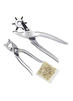 Yuwell Puncher Tool Drift Punches Leather Hole Punch For Belt Watch Bands Saddles Straps And More Professional Leather & Fabric Hole Puncher For Crafts Belt Hole Puncher With Snap Button And Eyelet Plier  - Image 1