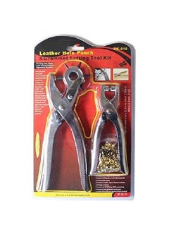 Yuwell Puncher Tool Drift Punches Leather Hole Punch For Belt Watch Bands Saddles Straps And More Professional Leather & Fabric Hole Puncher For Crafts Belt Hole Puncher With Snap Button And Eyelet Plier  - Image 4