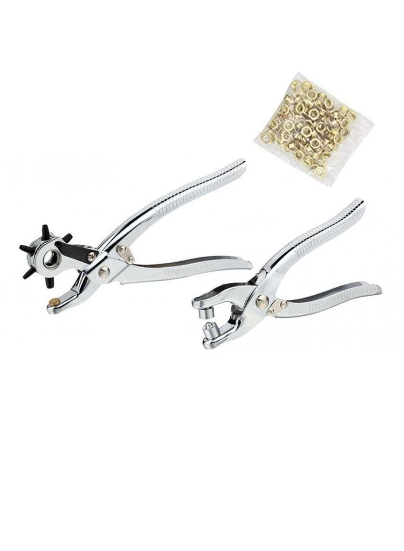 Yuwell Puncher Tool Drift Punches Leather Hole Punch For Belt Watch Bands Saddles Straps And More Professional Leather & Fabric Hole Puncher For Crafts Belt Hole Puncher With Snap Button And Eyelet Plier  - Image 5