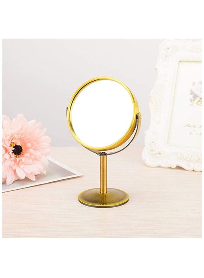 Rotating Vanity Mirror Gold  - Image 1