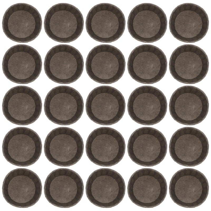 Thickened Black Greaseproof Paper Cupcake Liners 50pcs for Baking Muffins and Desserts - Image 2
