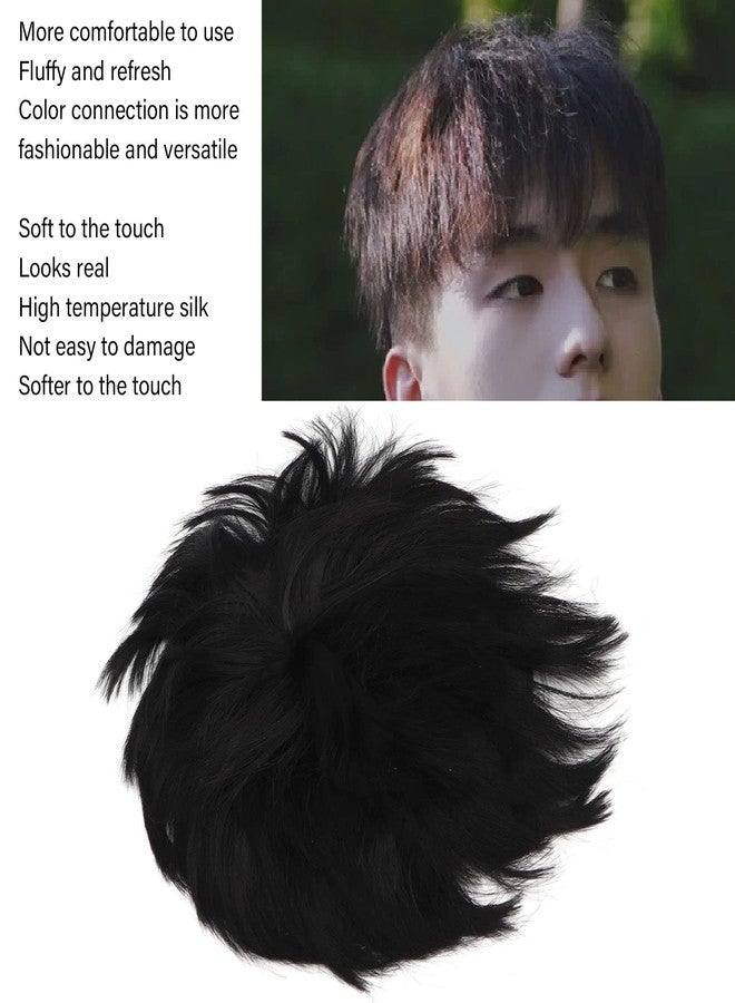 جوتوتوب شعر مستعار قصير للرجال من GOTOTOP، أنيق وجذاب، مريح وجيد التهوية، مناسب للاستخدام اليومي في جلسات التنكر. - Image 2