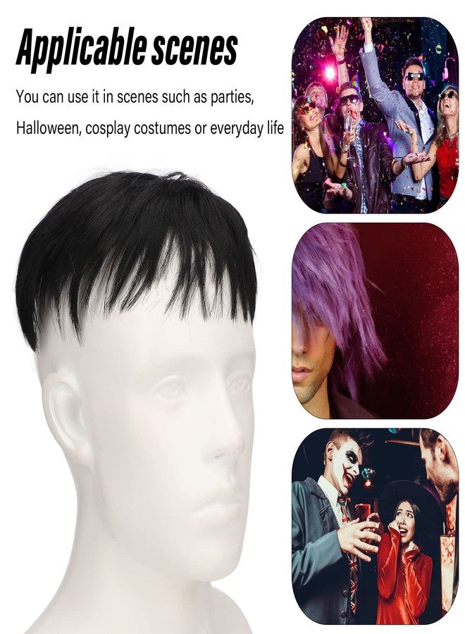 جوتوتوب شعر مستعار قصير للرجال من GOTOTOP، أنيق وجذاب، مريح وجيد التهوية، مناسب للاستخدام اليومي في جلسات التنكر. - Image 3