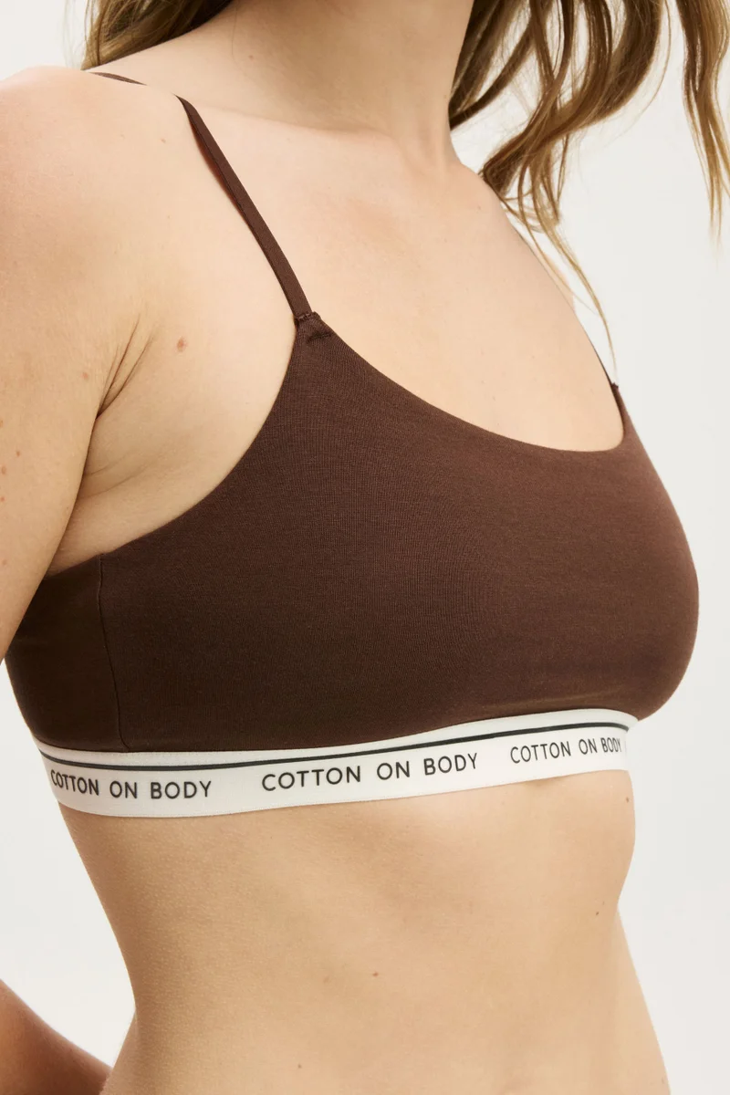 Cotton On BRANDED COTTON SCOOP BRALETTE