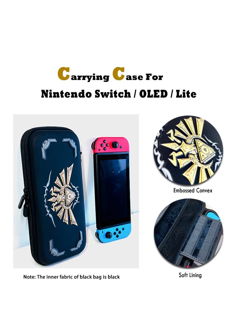 Generic Three-dimensional 3D travel storage case, N-Switch/Switch OLED console and gaming accessories hard protective carrying case  - Image 5