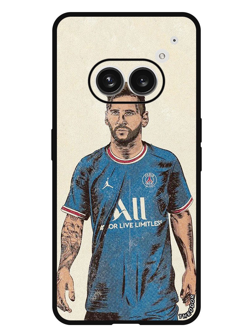 Theodor Protective Case Anti Scratch Shock Proof Bumper Cover For Nothing Phone (2a) Messi - Image 1