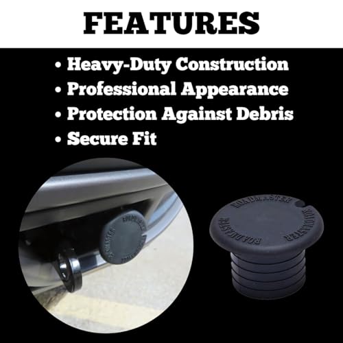 Roadmaster 210 Pair of Baseplate Plugs for 1-1/2" ID Tubes | Designed for EZ Twistlock Style Baseplates with Round Tubes | Replaces Baseplate Arms When Removed | - Image 3