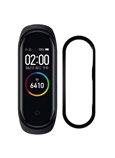 Flexible Screen Protector with Black Frame Compatible With WATCH Xiaomi Mi Band 5