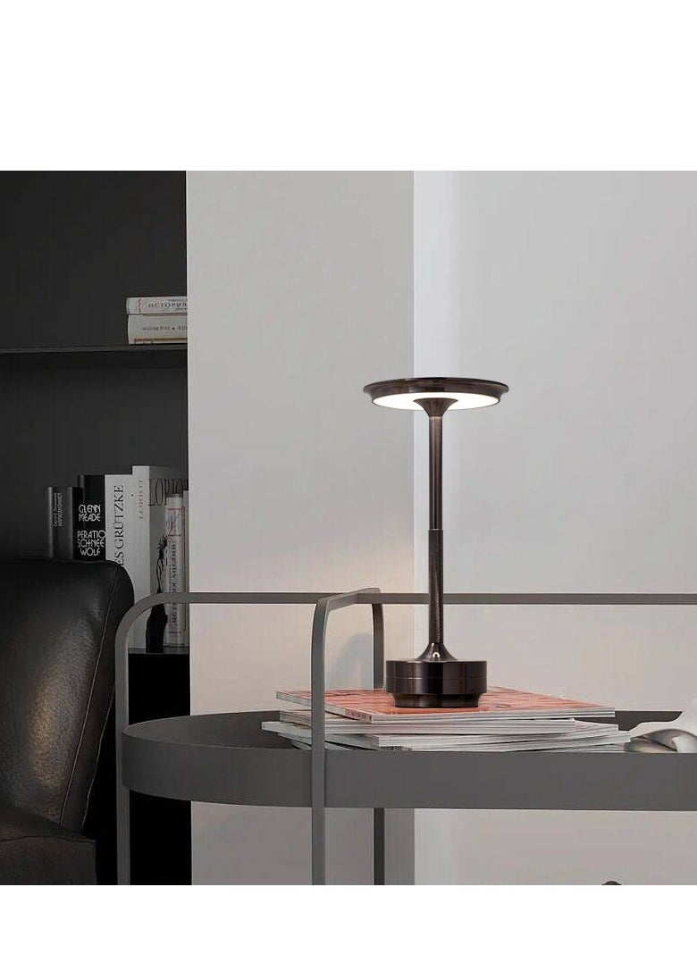 Generic 3 Level Stepless Dimming 2000mAh Rechargeable Battery Touch Control LED Table Lamp  - Image 1