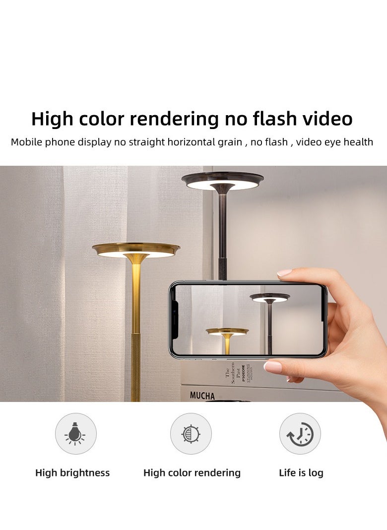 Generic 3 Level Stepless Dimming 2000mAh Rechargeable Battery Touch Control LED Table Lamp  - Image 5