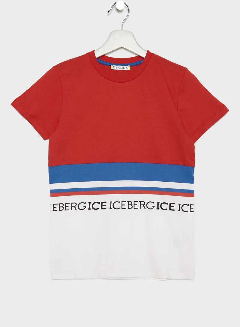 Ice Iceberg Teen Logo T-Shirt