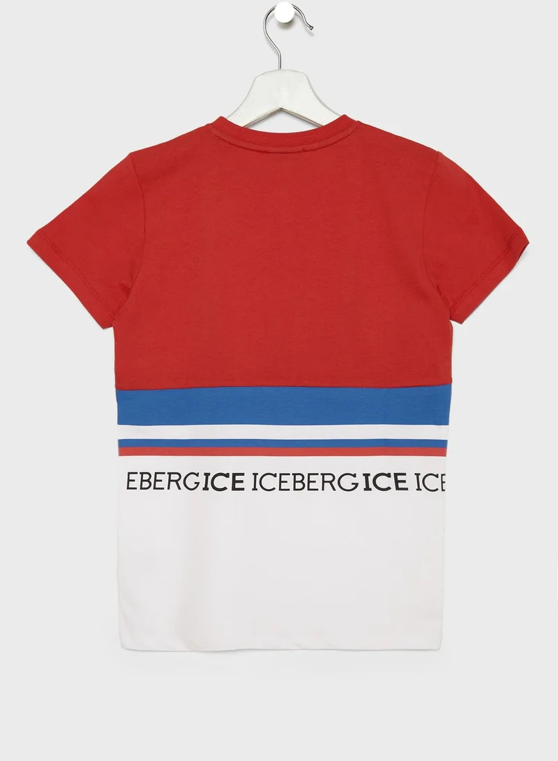 Ice Iceberg Teen Logo T-Shirt