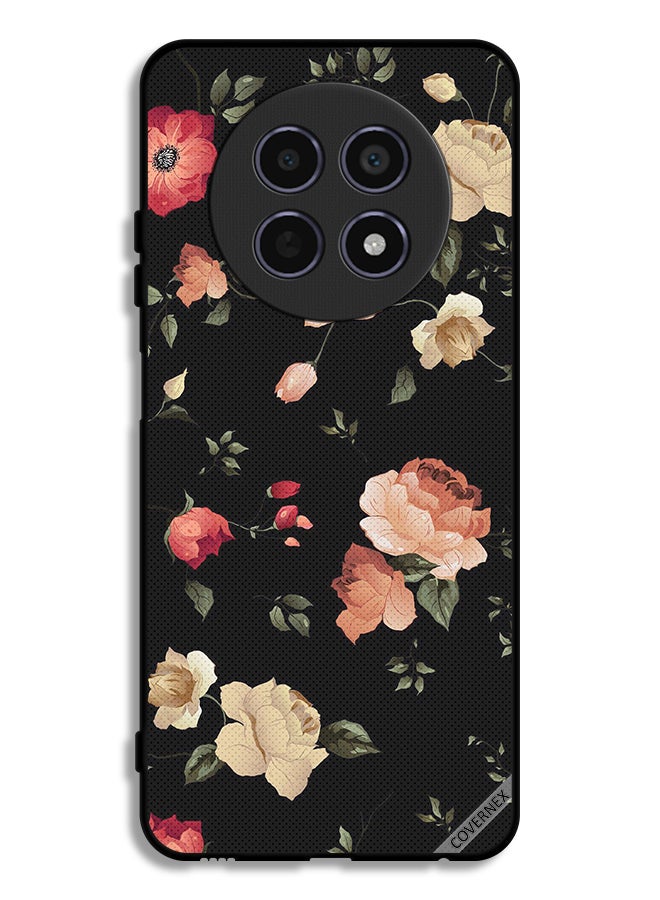 Covernex Realme 12 5G Protective Case Cover Flower Art Wallpaper - Image 1
