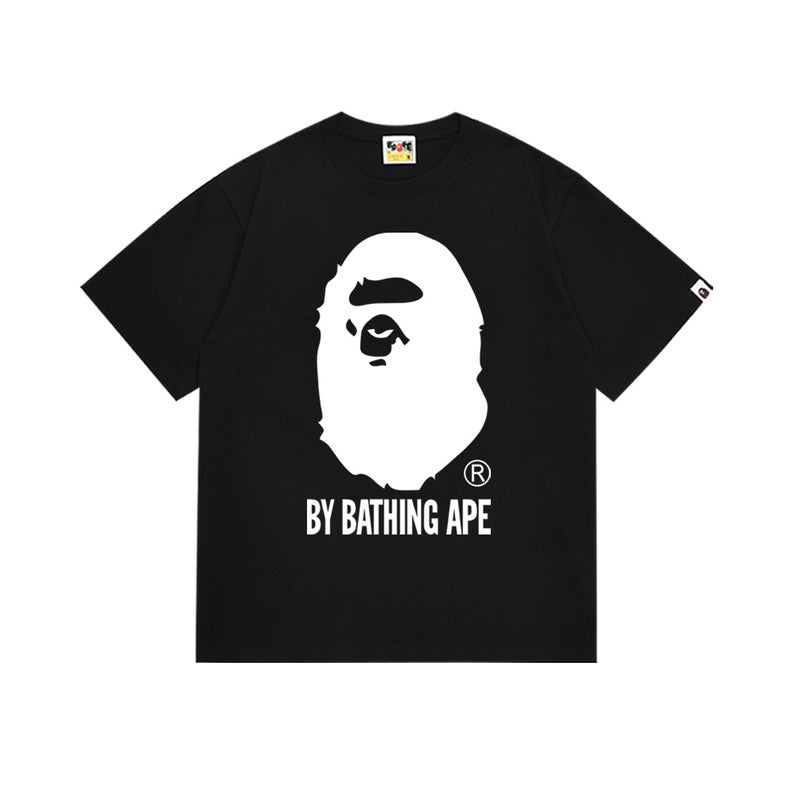 بايب تي شيرت BAPE صيفي 2026 بتصميم رأس القرد ونمط التمويه - للرجال والنساء - Image 1
