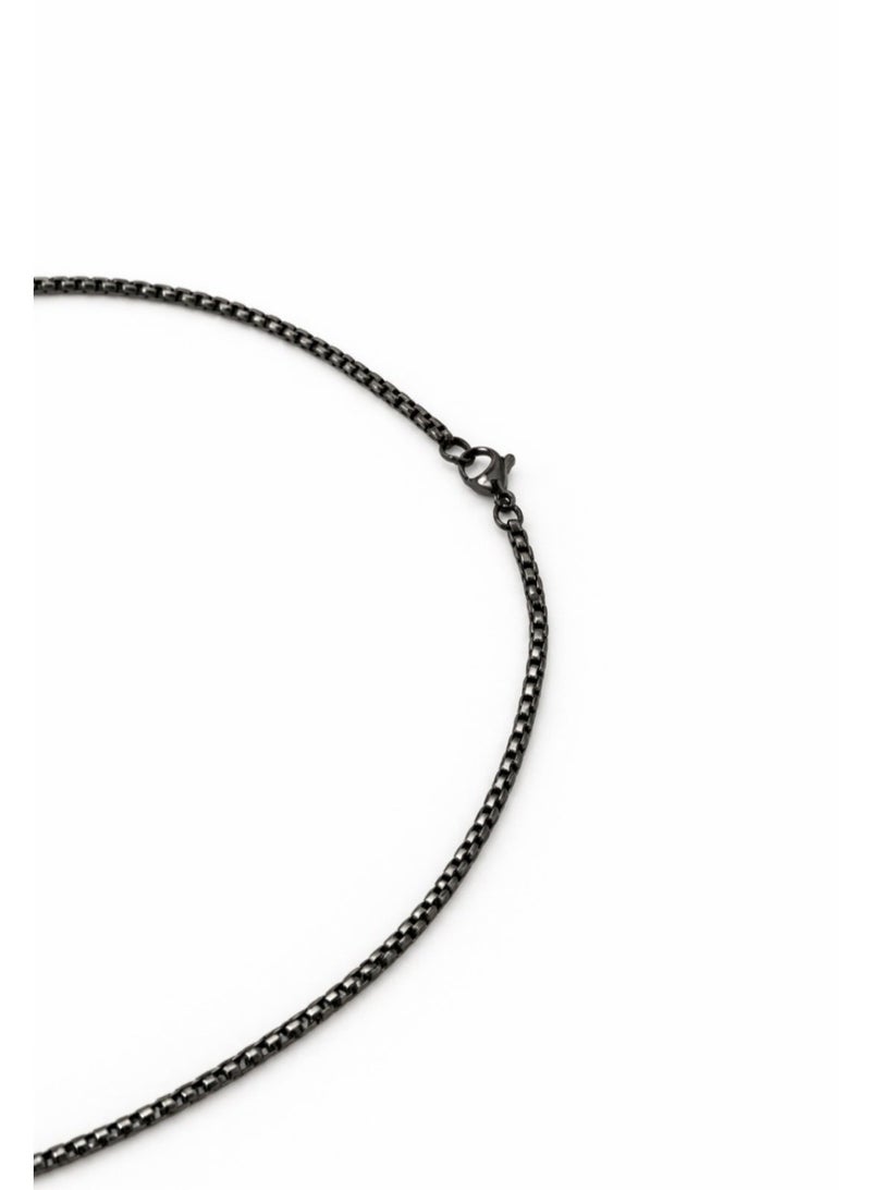 قلادة رجالية من الفولاذ المقاوم للصدأ مع قلادة - Image 3