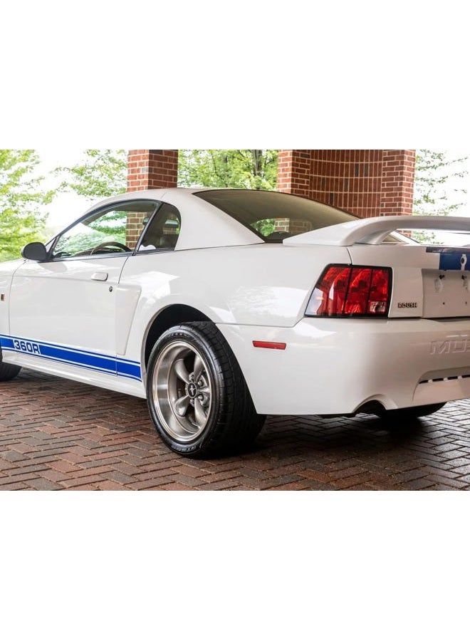 iJDMTOY OE-Spec Red Lens Rear Bumper Side Marker Assemblies Compatible With Ford Mustang (1999-2004) - Image 3