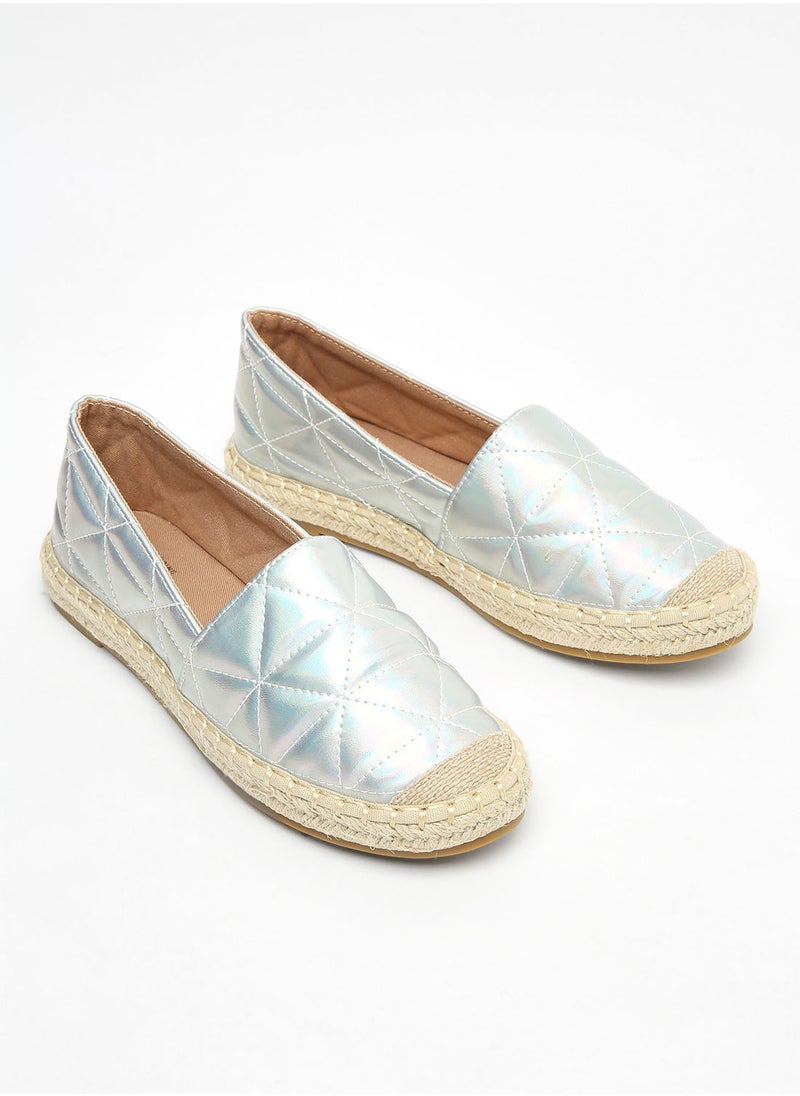 CALL IT SPRING - Quilted Espadrilles - Image 1