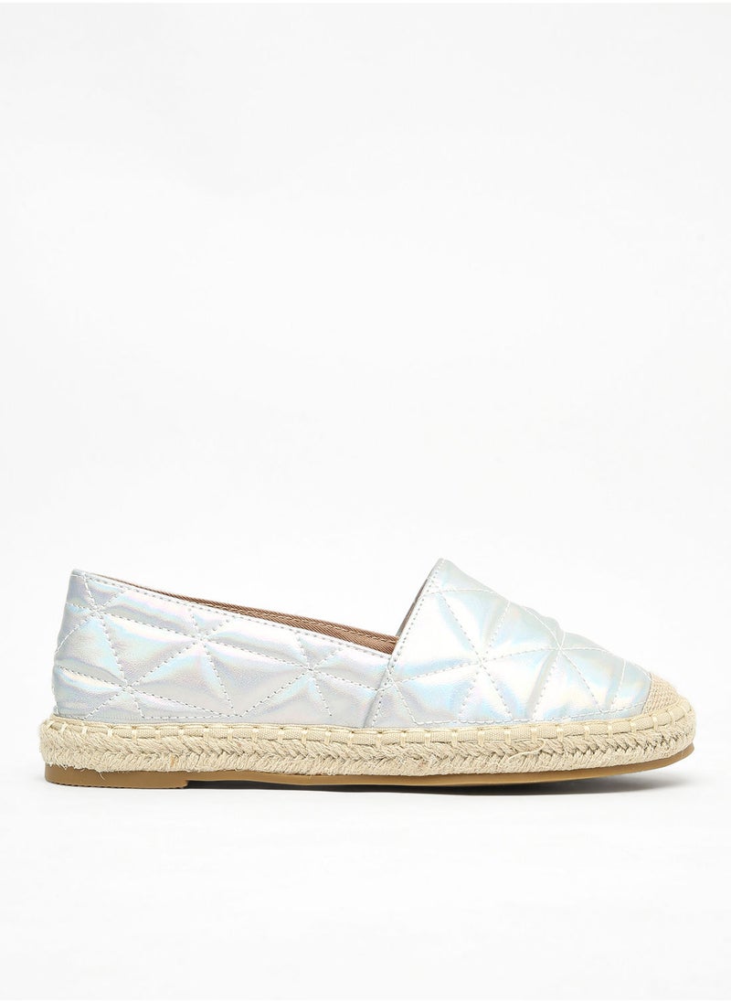 CALL IT SPRING - Quilted Espadrilles - Image 1