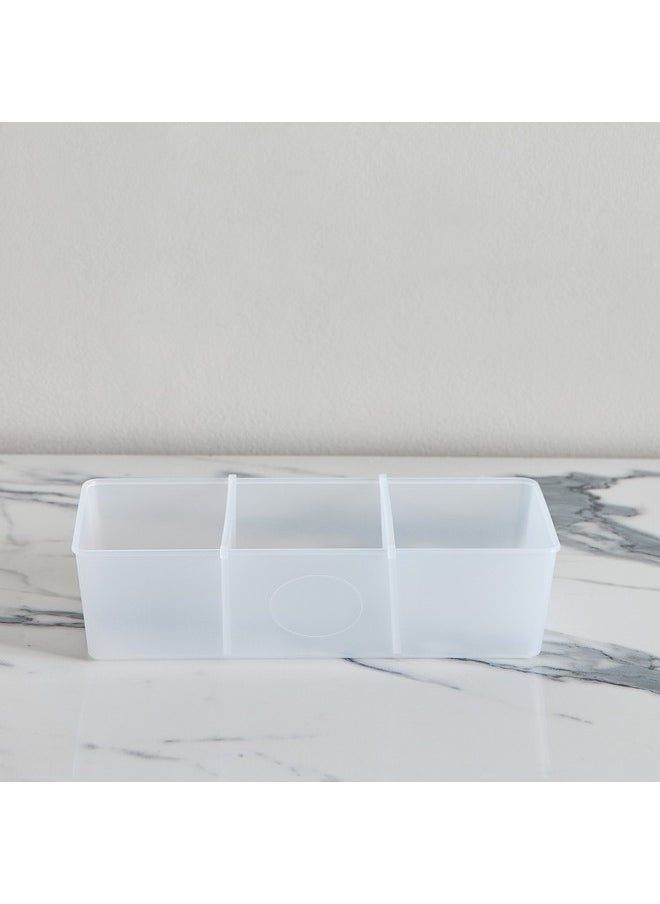 Home Box Inaya Drawer Organiser with 2 Sliding Dividers 30.7 x 13.8 x 7.8 cm  - Image 2