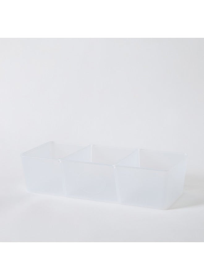 Home Box Inaya Drawer Organiser with 2 Sliding Dividers 30.7 x 13.8 x 7.8 cm  - Image 5