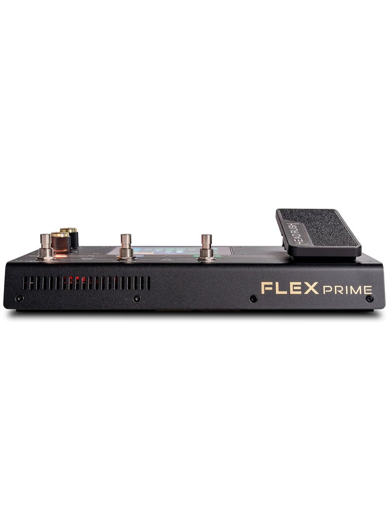 HEAD RUSH HeadRush Flex Prime Guitar Multi-effects/Amp Modeler Guitar and Bass Multi-effects Unit with Amps, Cabs, Mic Emulations, Effects, 4" Touchscreen, ReValver, USB, Wi-Fi, MIDI, Effects Loop, and Expression Pedal  - Image 4