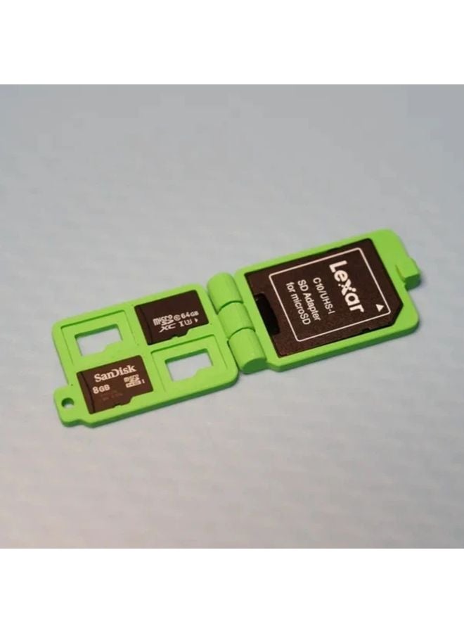 حافظة تخزين بطاقة Micro SD من Orange متوافقة مع SD وHC وXC وMMC للهواتف الذكية والأجهزة اللوحية والكاميرات - Image 2