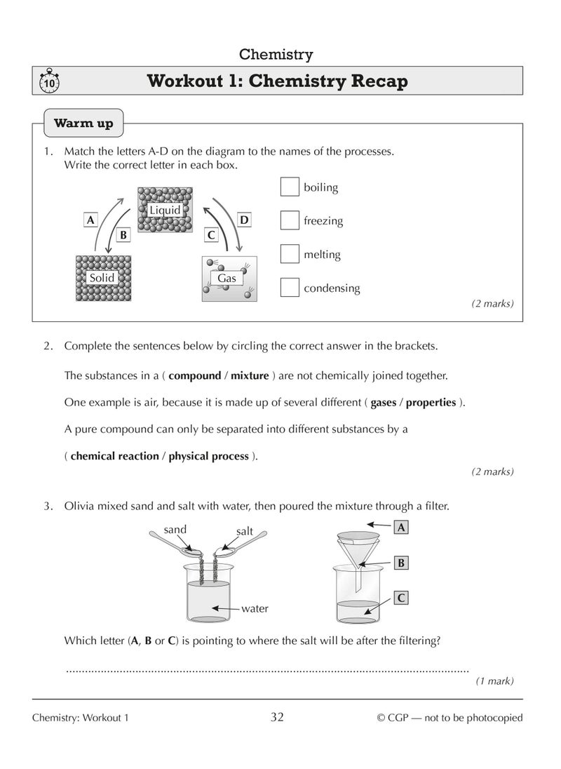 New KS3 Year 8 Science 10-Minute Weekly Workouts (includes answers)  - Image 5
