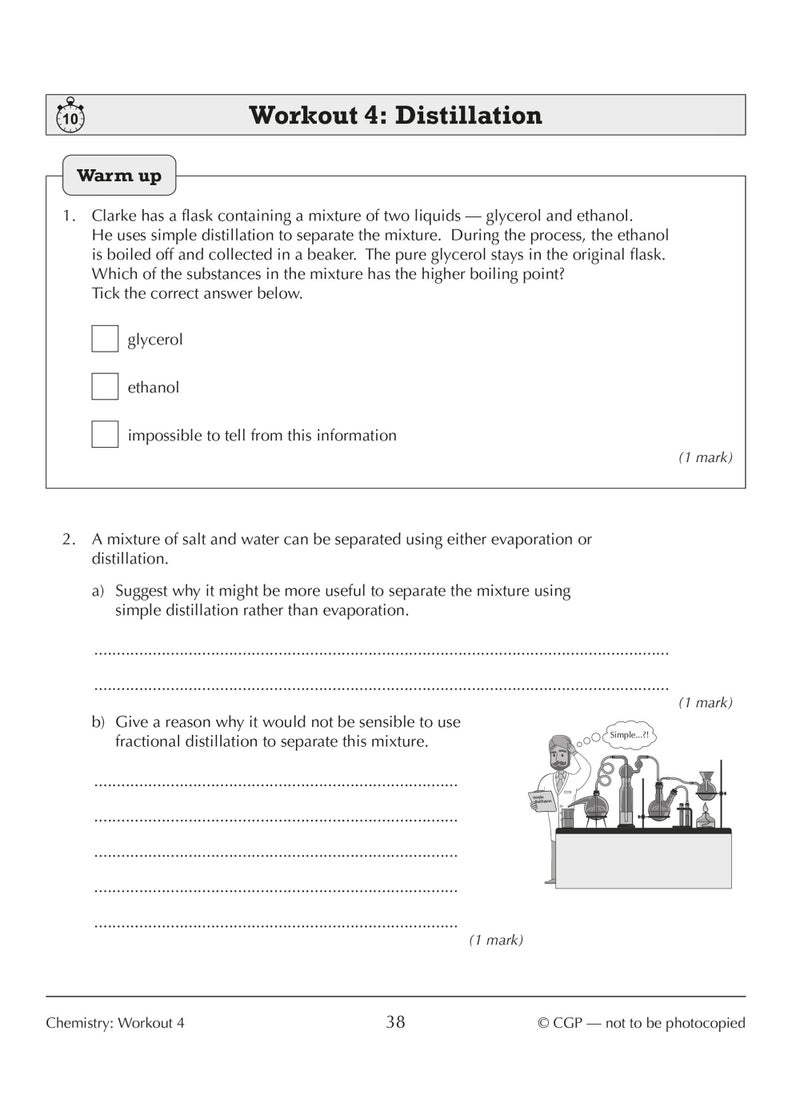 null - New KS3 Year 8 Science 10-Minute Weekly Workouts (includes answers) - Image 1