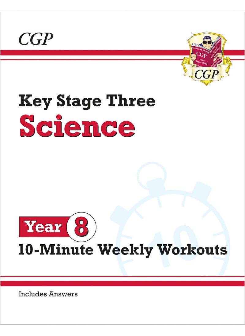 New KS3 Year 8 Science 10-Minute Weekly Workouts (includes answers)  - Image 1