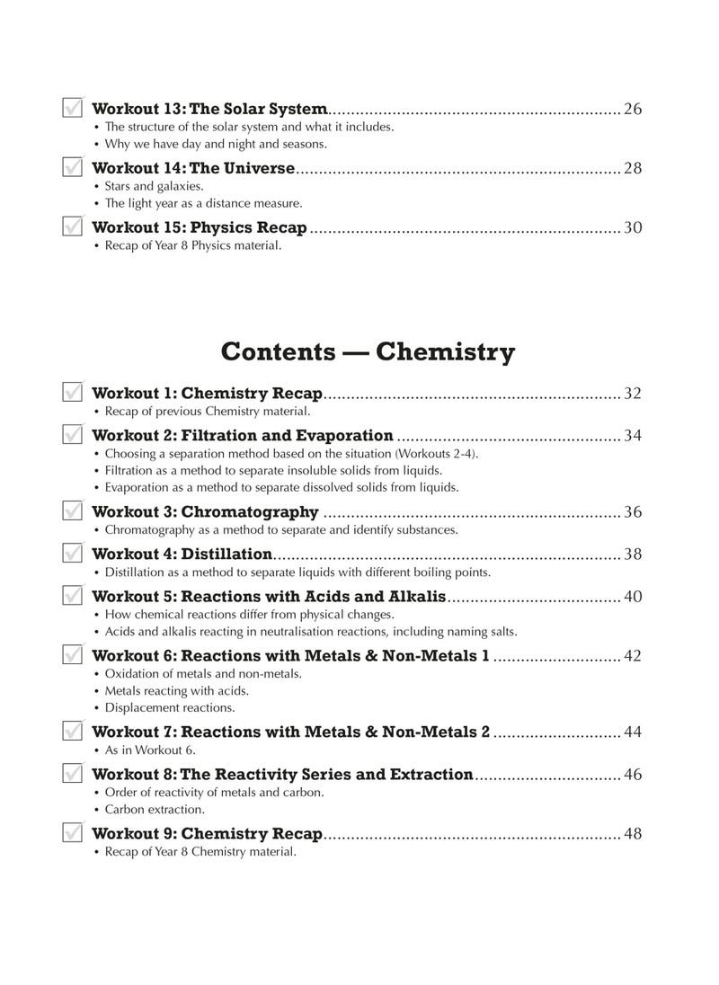 New KS3 Year 8 Science 10-Minute Weekly Workouts (includes answers)  - Image 3