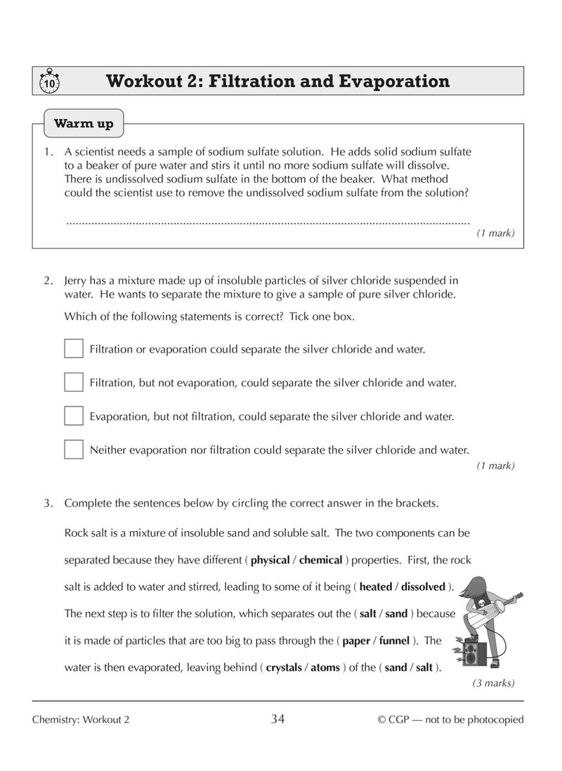 null - New KS3 Year 8 Science 10-Minute Weekly Workouts (includes answers) - Image 1
