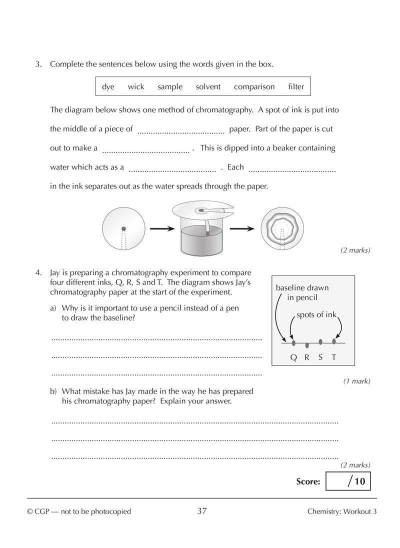 null - New KS3 Year 8 Science 10-Minute Weekly Workouts (includes answers) - Image 1