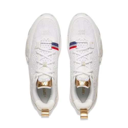 LI-NING Wade All City 13 Series Men Basketball Shoes Lightweight High Rebound Professional Basketball Sneakers ABAV017-2 Standard White/Golden US 12 - Image 4