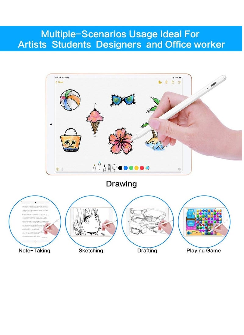 Generic - Stylus Pen for iPad, Compatible with iPad 10th, 9th, 8th, 7th, 6th Generation, iPad mini 2018-2022 (6th & 5th Generation), iPad Air 3, 4, 5. - Image 1