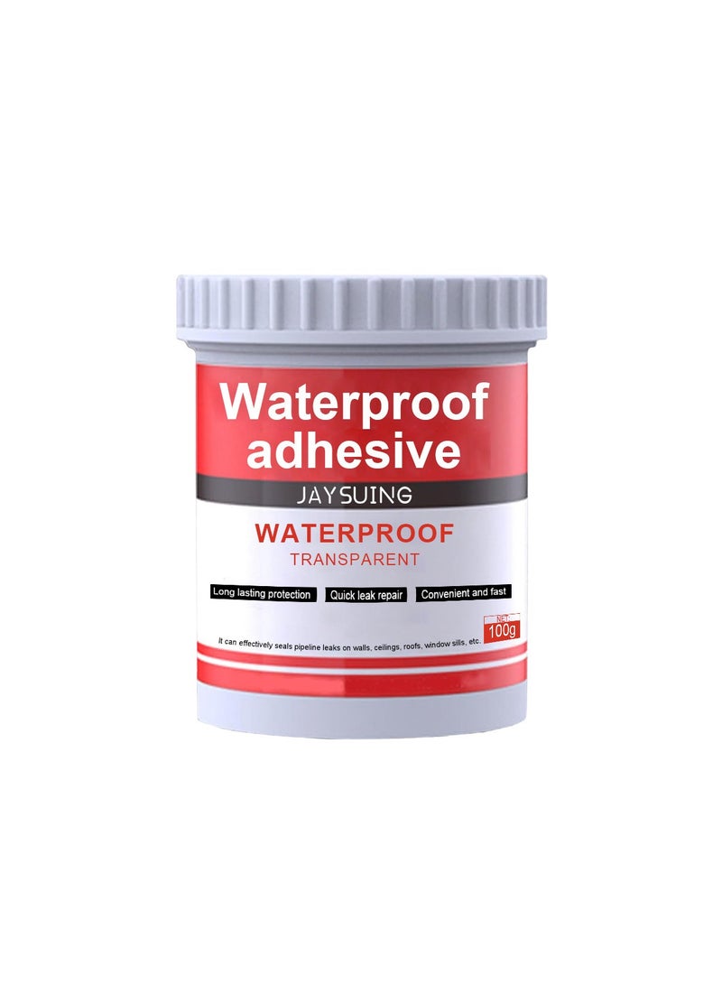 Jaysuing transparent waterproof glue roof bathroom kitchen wall waterproof brick-breaking-proof leak-proof coating - Image 1