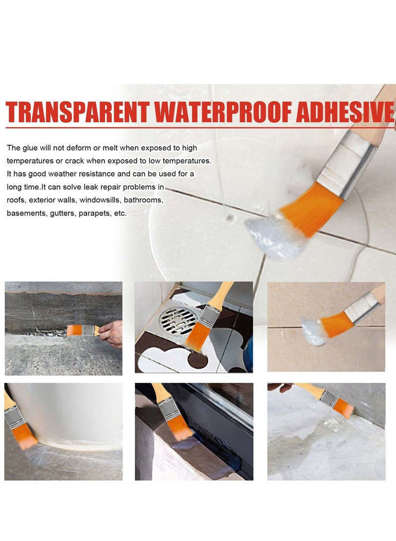 Jaysuing transparent waterproof glue roof bathroom kitchen wall waterproof brick-breaking-proof leak-proof coating - Image 3