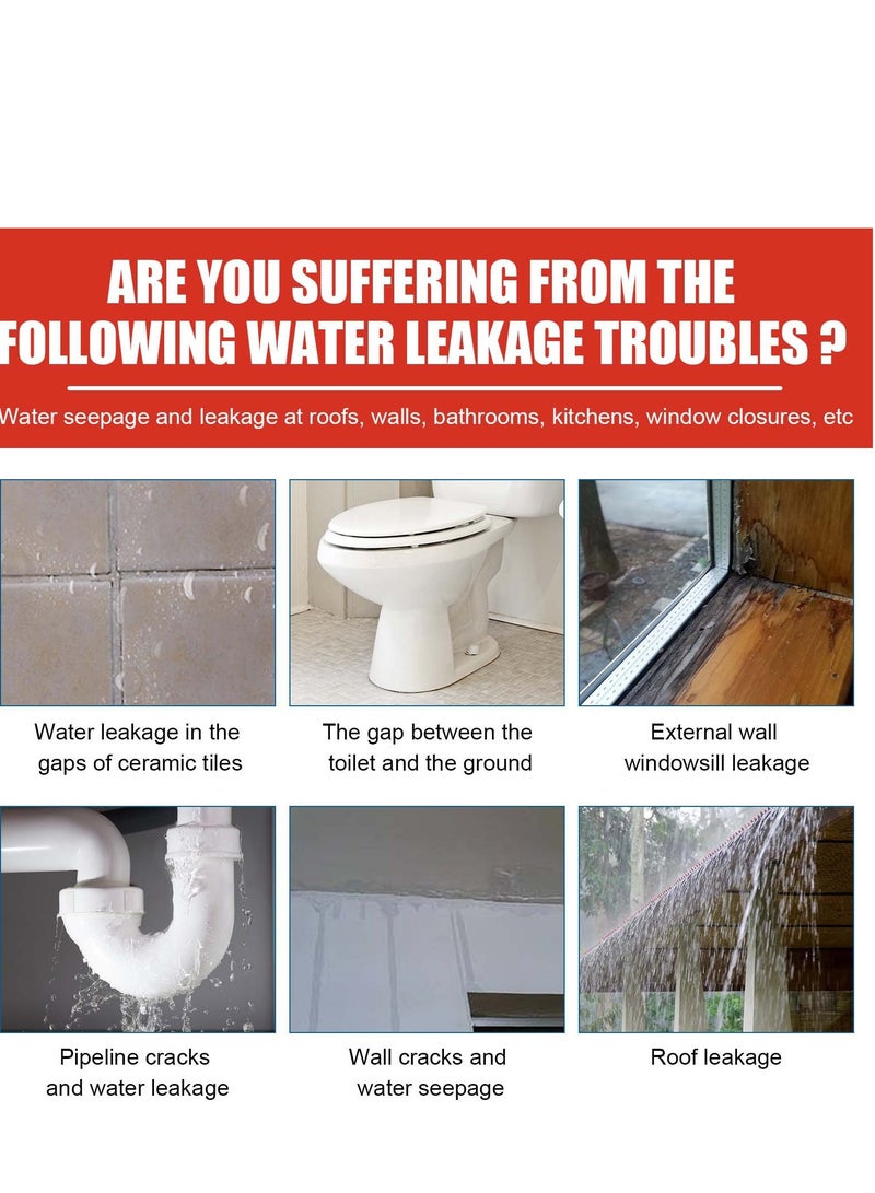 Jaysuing transparent waterproof glue roof bathroom kitchen wall waterproof brick-breaking-proof leak-proof coating - Image 4