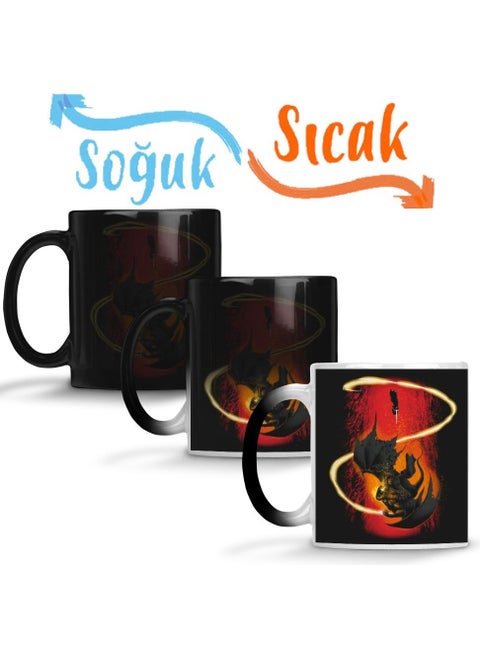 Print Shop Gandalf The Wizard Vs The Demon Magic Mug Porcelain