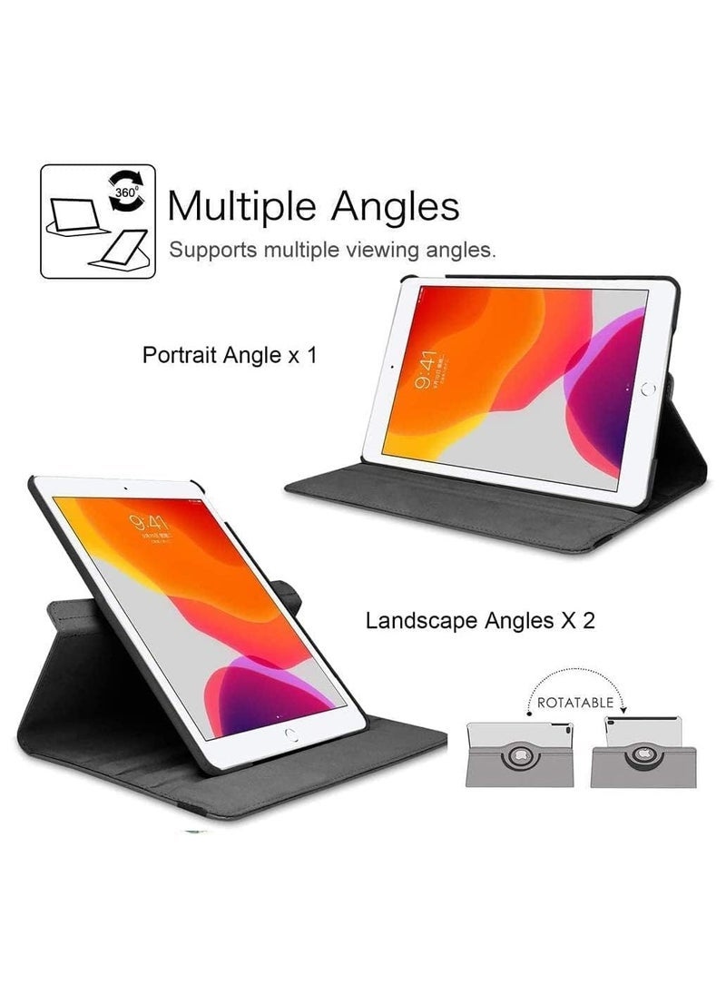 ELTRAZONE 361° Rotating Leather Smart Cover Case for iPad Air 3 (2019) – Premium PU Folio Case with Auto Sleep/Wake Function, Full-Body Protection, Multi-Angle Stand, Magnetic Closure & Pencil Holder, Sleek and Durable Design for Daily Use - Image 5