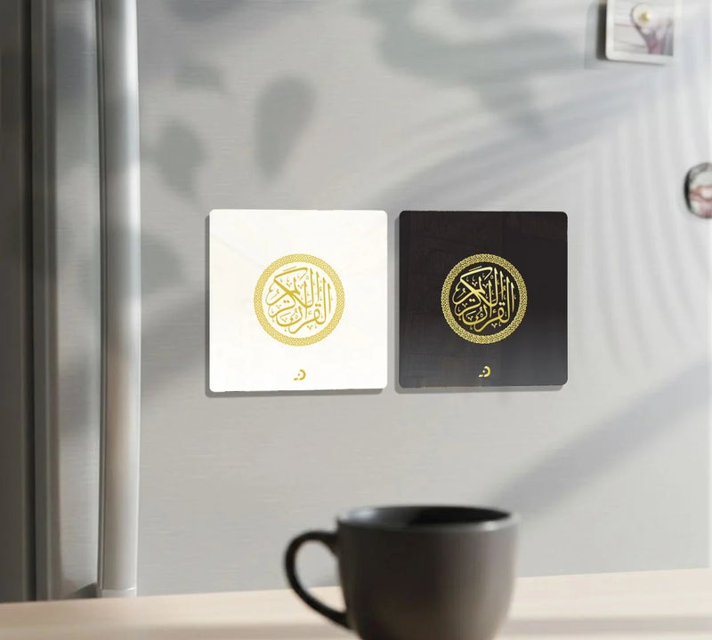 Deen Square Quran Audio Magnet (Fridge Magnet) Black Color  – Complete Quran by Sheikh Yasser Al Dosari - Image 2