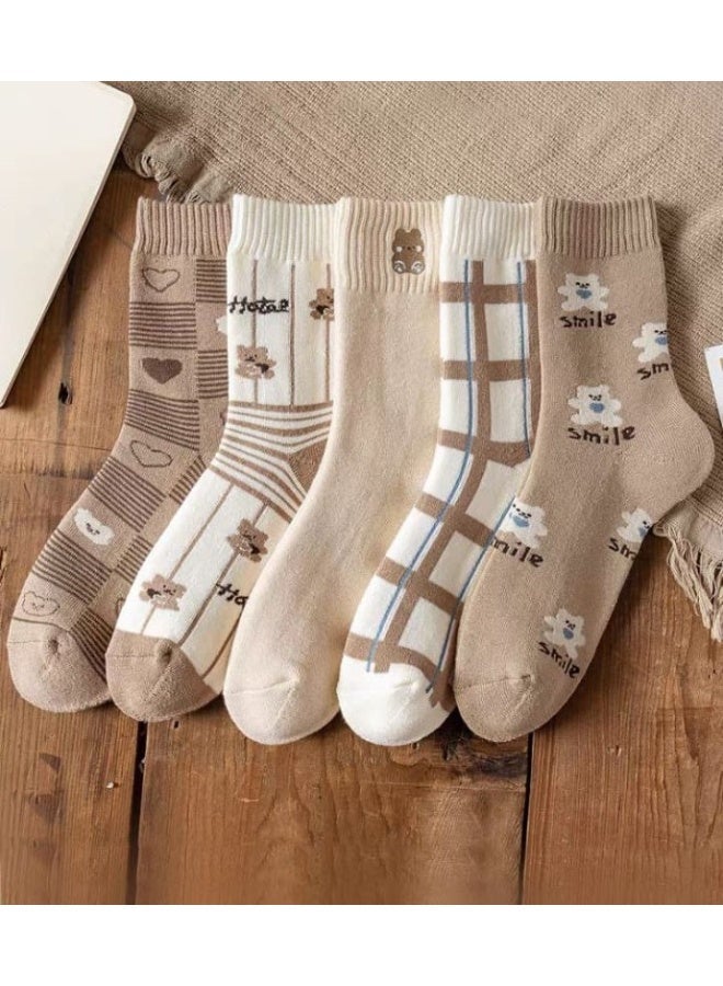 Two pairs of women's long socks - winter, lined inside - Image 1