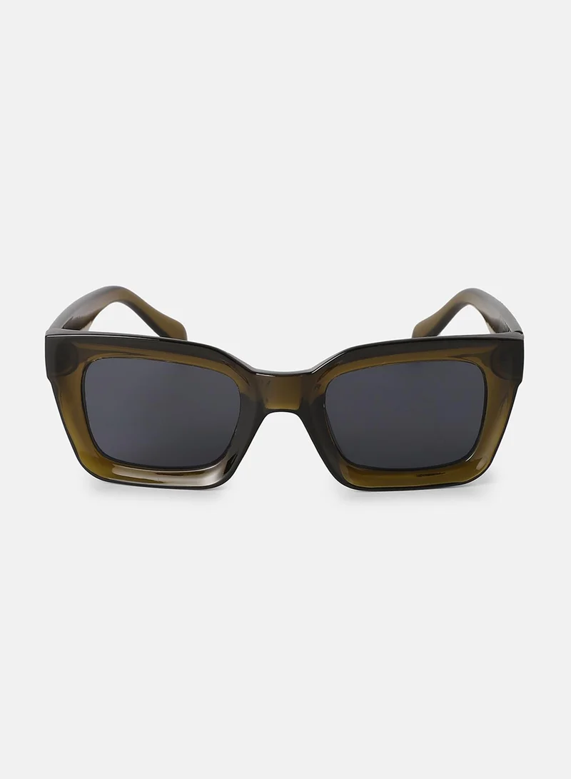Haute Sauce Full Rim Wayfarer Sunglasses - Brown