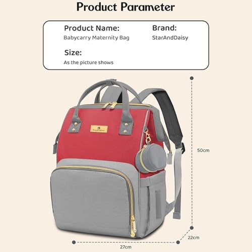 StarAndDaisy Baby Bag for Mothers Travel/Maternity Bag with 16 Multi-Purpose Pockets with Quick Access Diaper & Mobile Pocket/Diaper Bag for Baby - Image 5