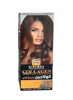 NITRO CANADA Collagen Hair Dye Copper Blonde 7.4  - Image 1