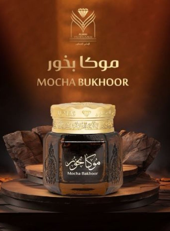 الماس بخور موكا فاخر 30 جرام من الماس – مزيج الأخشاب والزيوت الشرقية بنفحات القهوة لتعطير المنزل - Image 3