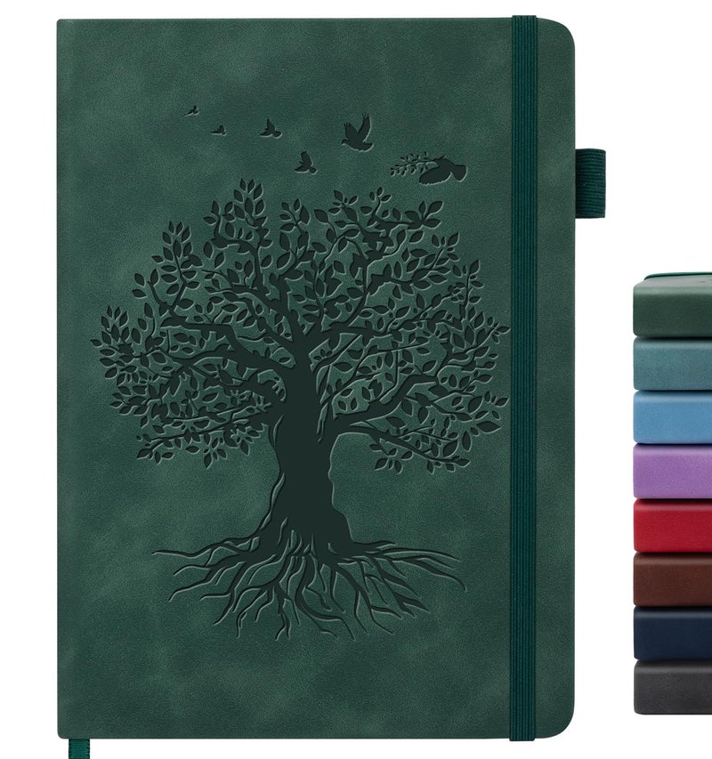 Alkalo Lined Journal Notebook For Women Men  B5 Hardcover Leather Journals For Writing  200 Pages Thick Paper  Daily Journal Notebook For Work  School  Note Taking  Business  Travel  College Ruled - Image 1