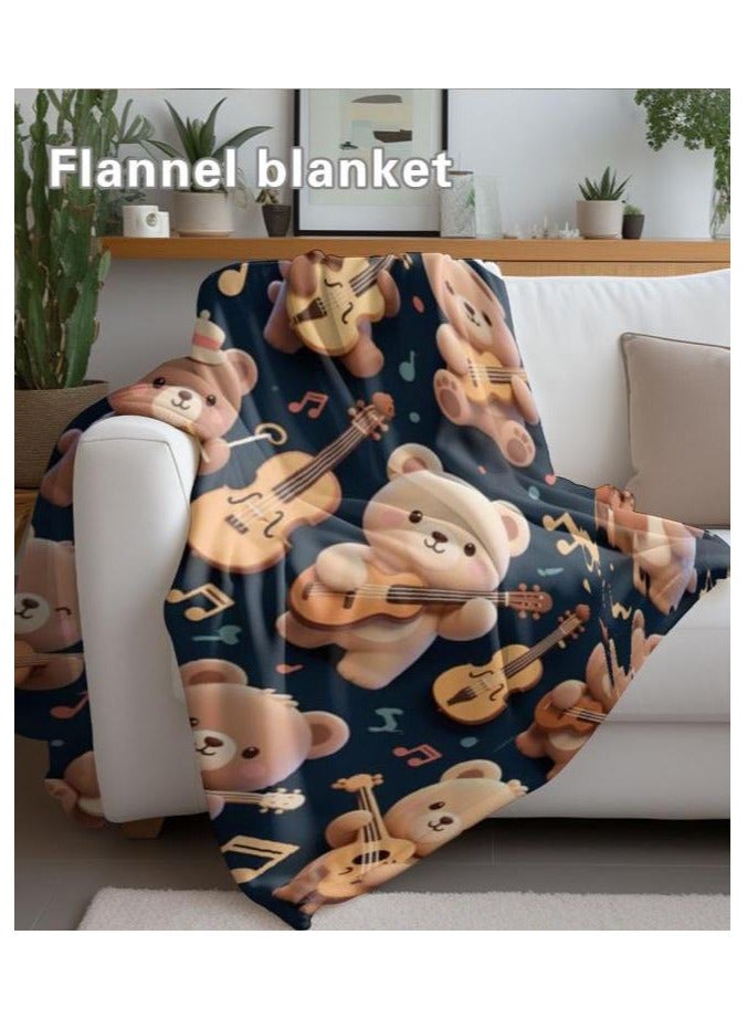 general Children's or student cartoon flannel thin blanket (warm and comfortable, suitable for sleep, games) 100cm*150cm - Image 5
